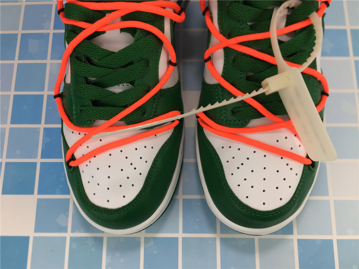 OFF-WHITE x Dunk Low Pine Green CT0856-100